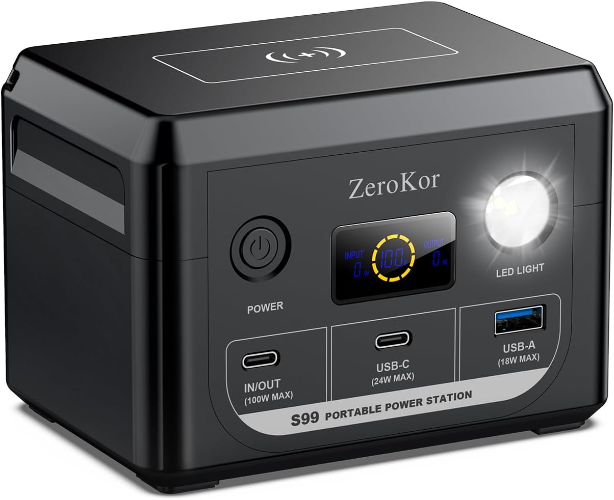 ZeroKor 100W Portable Power Station Review: Compact Power for Work ...