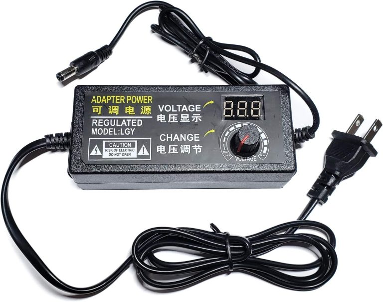 Usmile Adjustable AC/DC Switching Power Adapter Review: 4-24V Variable ...