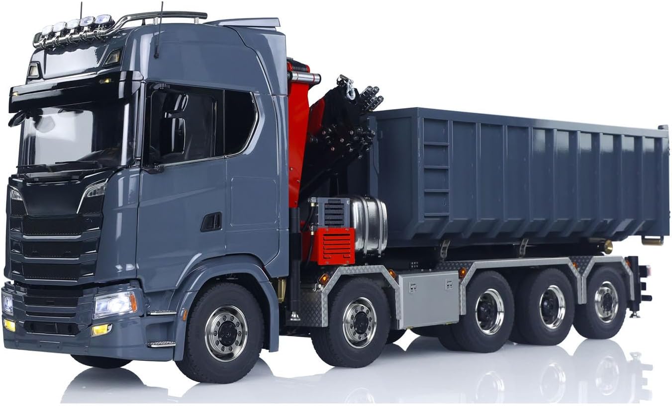 RC Hydraulic Full Dump Truck Crane 770S TOUCAN RC HOBBY Review ...