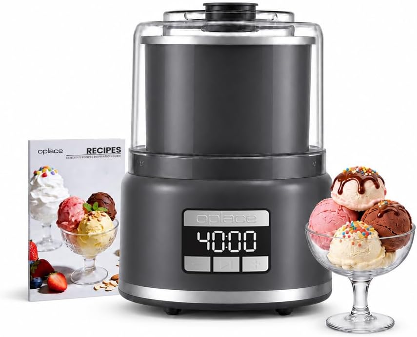 Oplace 2.1 Qt Ice Cream Maker Review For Gelato Home Use post thumbnail image