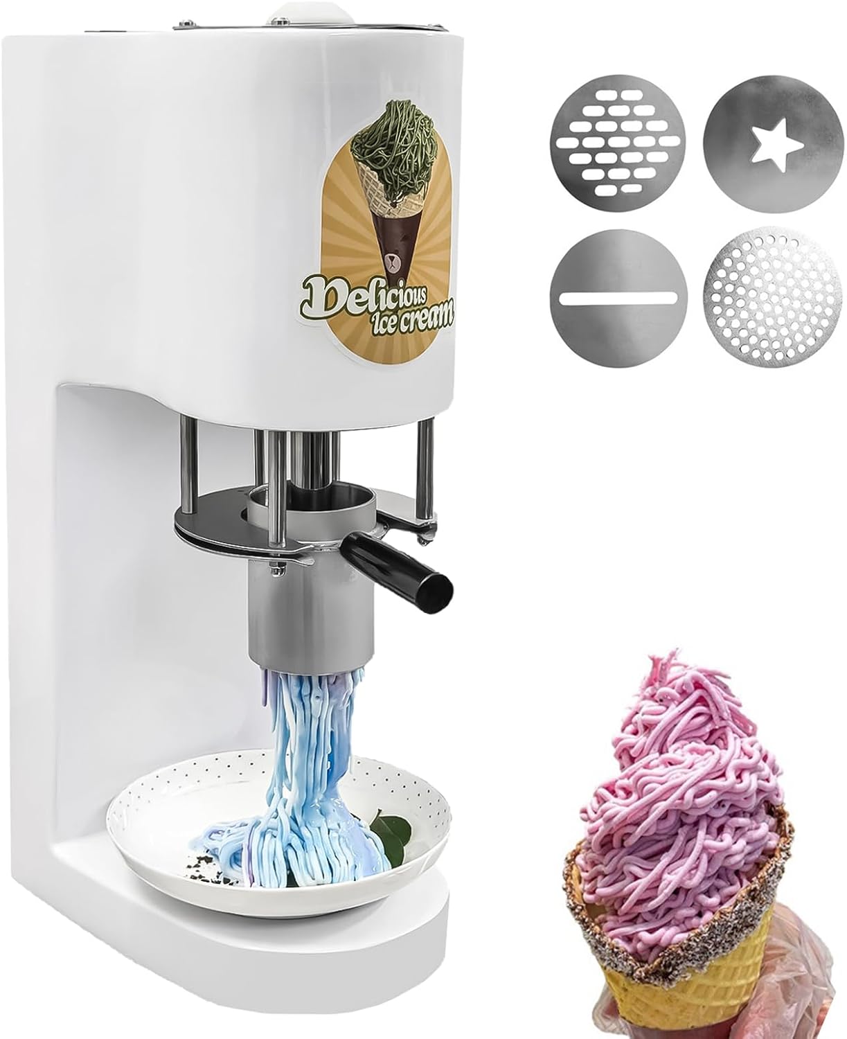 Commercial Ice Cream Spaghetti Press Review KONGQXIAA Machine post thumbnail image