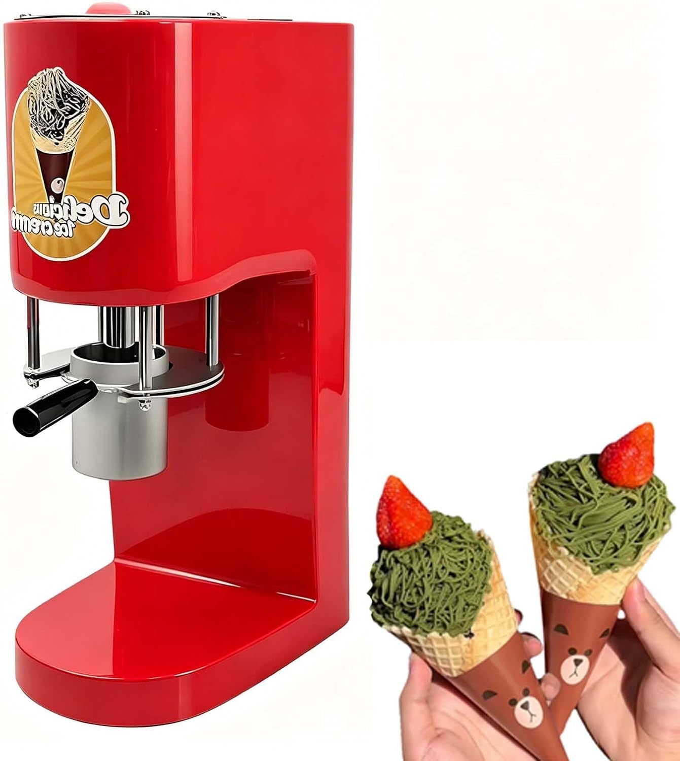 Ice Cream Spaghetti Maker Review Generic 4 Mold Extruder post thumbnail image