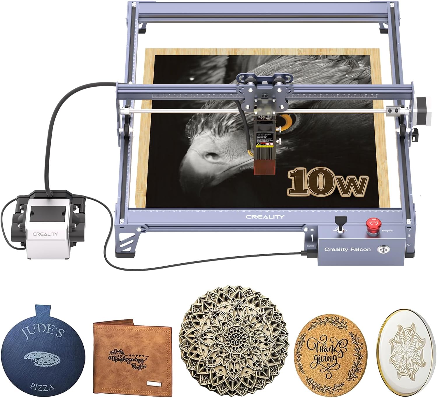 Creality Falcon Pro 10W Laser Engraver Review post thumbnail image